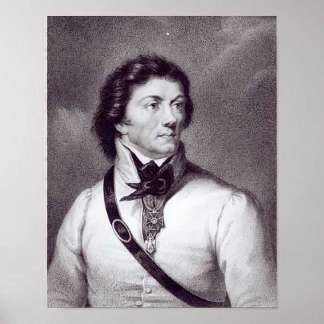 Pôster Retrato de Tadeusz Kosciuszko (Frente)