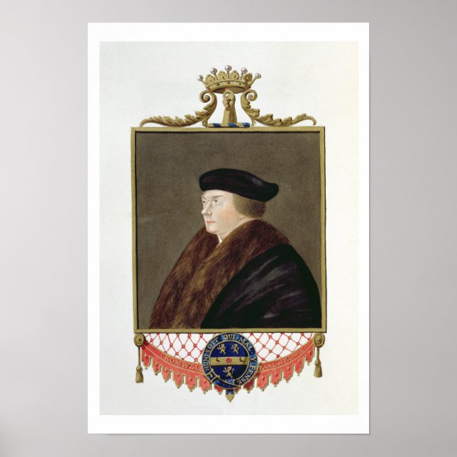 Pôster Retrato de Thomas Cromwell (c.1485-1540) Ist Earl (Frente)