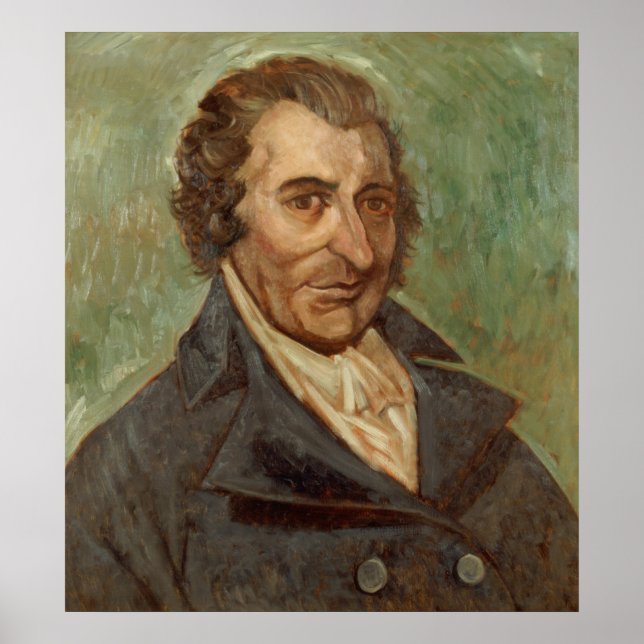Poster Retrato de Thomas Paine (Frente)
