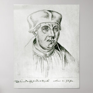 Poster Retrato de Thomas Wolsey, cardeal de York