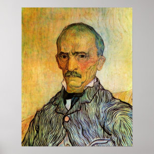 Poster Retrato de Trabuc por Van Gogh, Impressionismo Vin