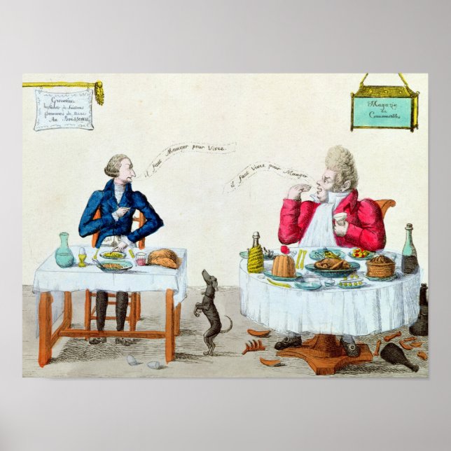 Pôster Retrato de um Glutton (Frente)