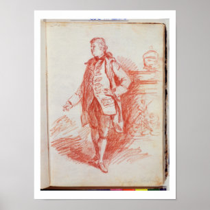 Pôster Retrato de um homem, chamado Edward Gibbon