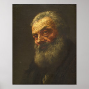 Poster Retrato de um Velho - Alphonse Legros Fine Art