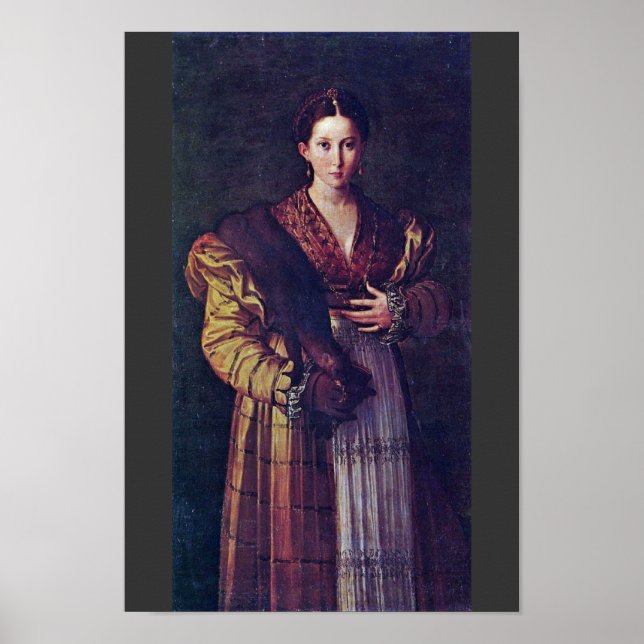 Pôster Retrato De Uma Jovem Chamada Anteia. (Frente)