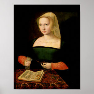 Poster Retrato de uma jovem mulher