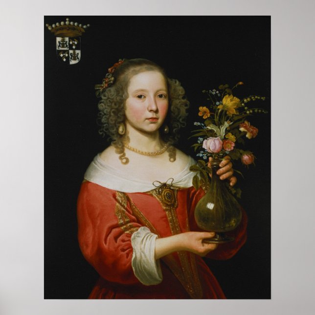 Pôster Retrato de uma Menina (Frente)