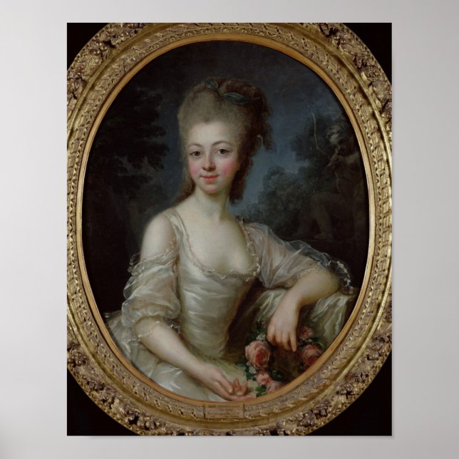 Poster Retrato de uma Menina, 1775 (Frente)