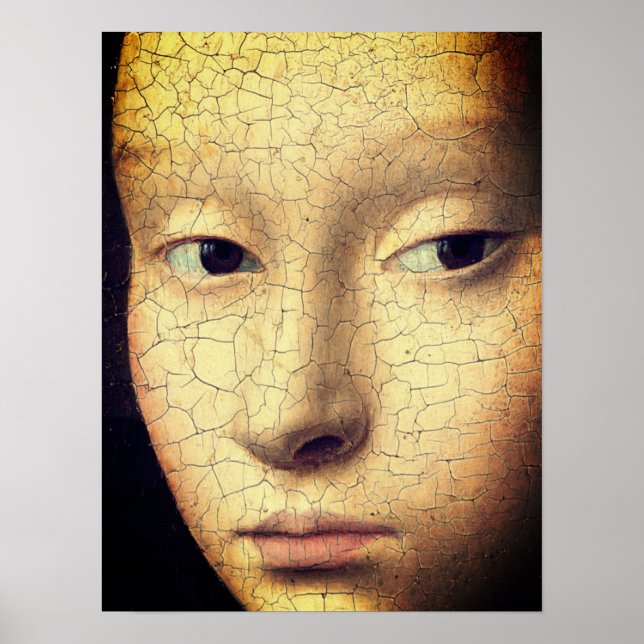 Poster Retrato de uma Menina (detalhe) (Frente)