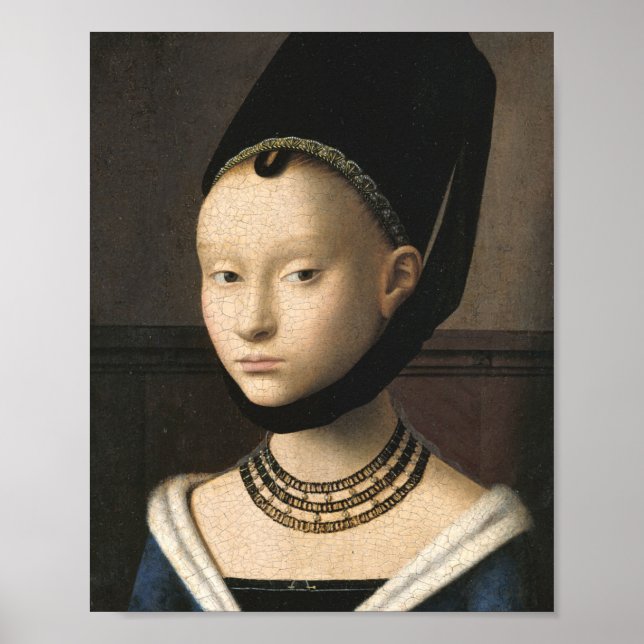 Poster Retrato De Uma Menina - Petrus Christus (Frente)