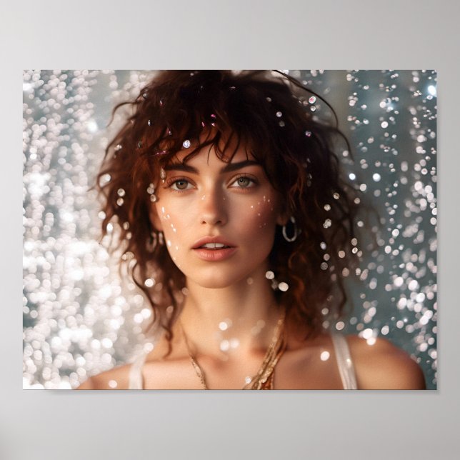 Poster retrato de uma mulher (Frente)