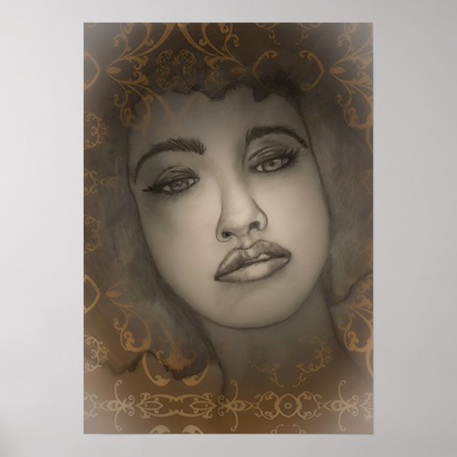 Poster Retrato de uma Mulher (Frente)