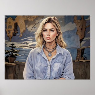 Poster Retrato de uma Mulher 1 ART