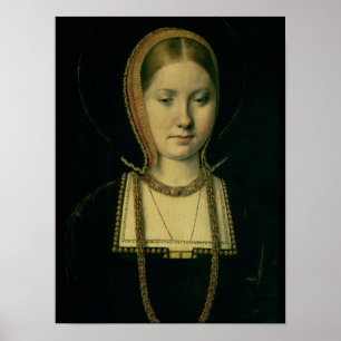 Poster Retrato de uma mulher, possivelmente Catherine de 