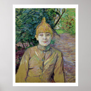 Poster Retrato de uma mulher, possivelmente dançarino