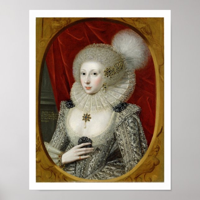 Poster Retrato de uma mulher, possivelmente Frances Cotto (Frente)