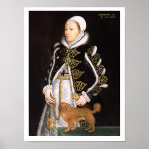 Poster Retrato de uma mulher, provavelmente Catherine