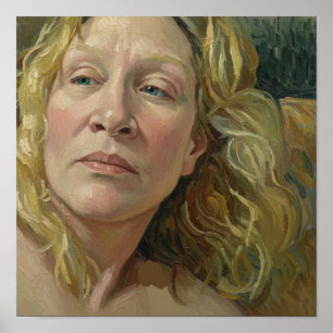 Poster Retrato de uma Mulher Segundo Van Gogh