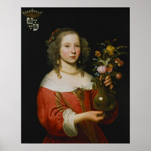 Pôster Retrato de uma rapariga