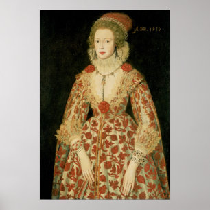 Pôster Retrato de uma senhora, 1619