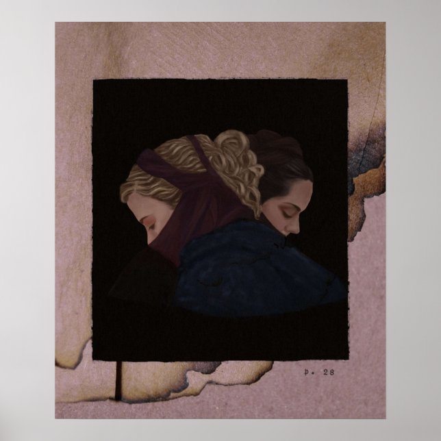 Poster retrato de uma senhora em chamas (Frente)