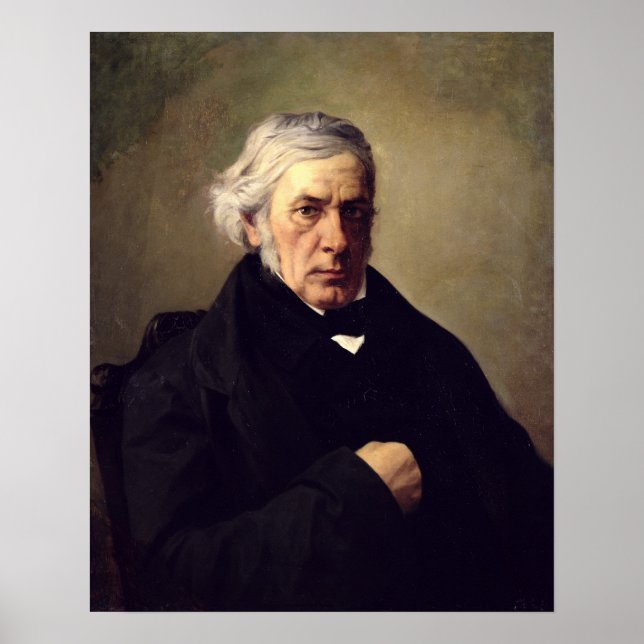 Pôster Retrato de Victor Cousin c.1881 (Frente)