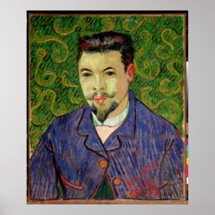 Pôster Retrato de Vincent van Gogh   do Dr. Felix Rey,