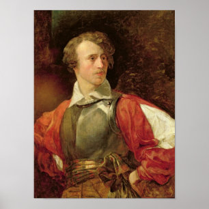Pôster Retrato de Vladimir Samoylov como Hamlet