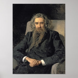 Poster Retrato de Vladimir Sergeyevich Solovyov, 1895