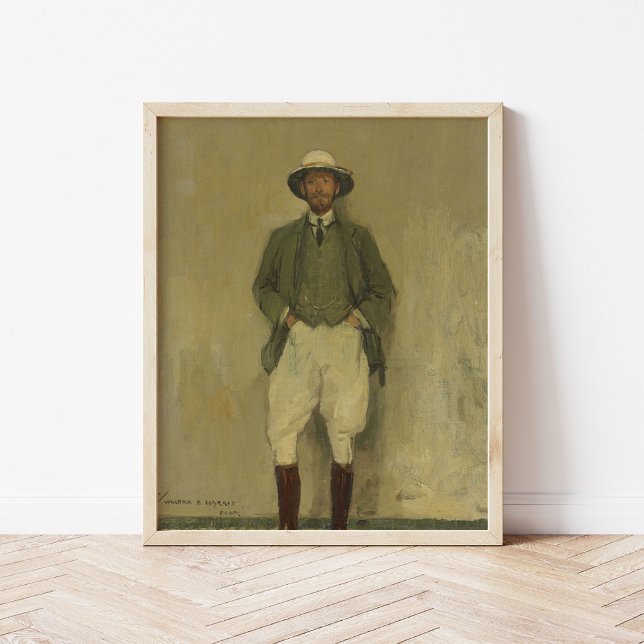 Poster Retrato de Walter B. Harris | Sir John Lavery (Criador carregado)