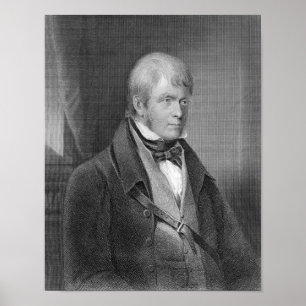 Poster Retrato de Walter Scott