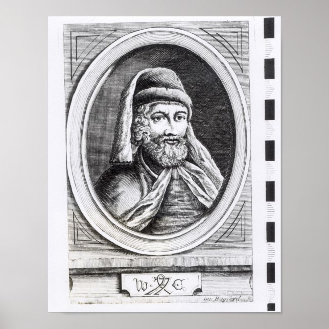 Poster Retrato de William Caxton (Frente)