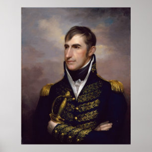 Poster Retrato de WILLIAM HENRY HARRISON por Rembrandt