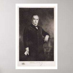 Pôster Retrato de William McKinley (litho)