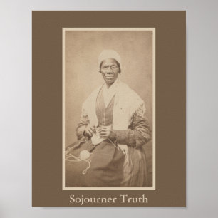 Poster Retrato do Abolicionista Sojourner Truth
