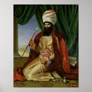 Pôster Retrato do asker-Khan, embaixador de Persia