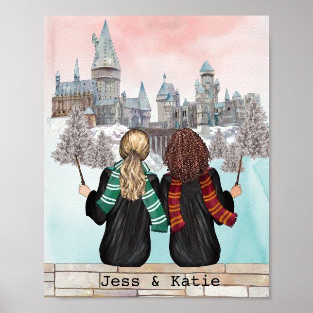 Poster Retrato do Assistente do Castelo Mágico, Assistent (Frente)