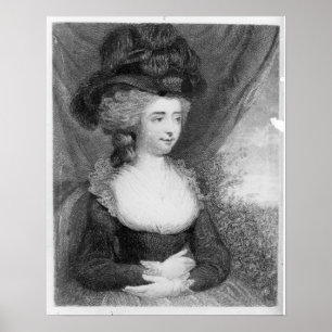 Poster Retrato do bar de Fanny   Burney. por Henry