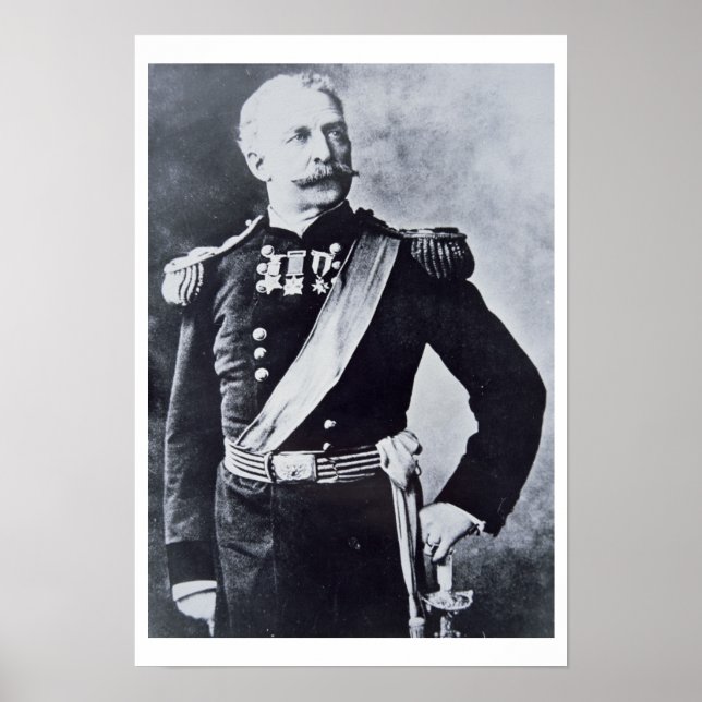 Poster Retrato do Brigadeiro-General Nelson A. Miles (Frente)