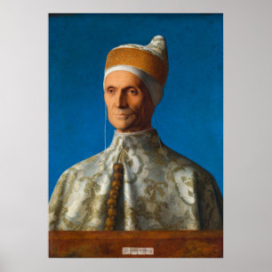 Poster Retrato do Cão Leonardo Loredan por Bellini