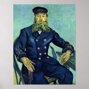 Pôster Retrato do carteiro por Vincent Willem Van Gogh