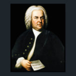 Poster Retrato do compositor excelente Bach<br><div class="desc">Retrato do compositor excelente Johann Sebastian Bach</div>