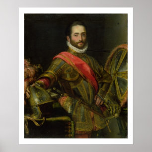 Poster Retrato do della Rovere de Francesco II, c.1572