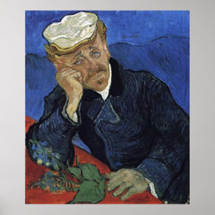 Pôster Retrato do Doutor Gachet, Vincent van Gogh