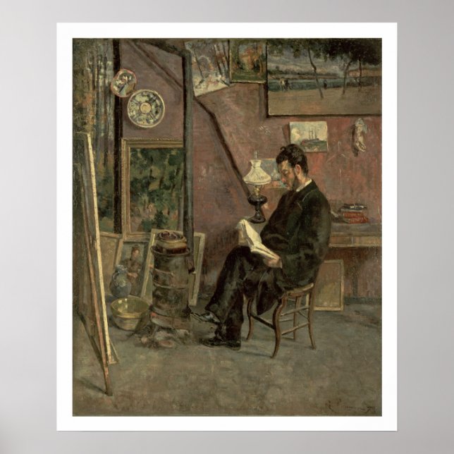 Pôster Retrato do Doutor Martinez, 1878 (óleo na canvas) (Frente)