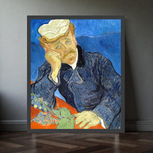 Poster Retrato do Dr. Gachet por Vincent Van Gogh