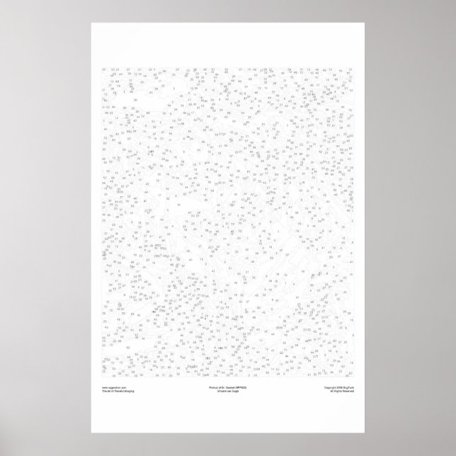 Poster Retrato do Dr. Gachet (van Gogh) (Frente)