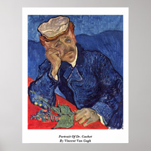 Pôster Retrato do Dr. Gachet Vincent van Gogh