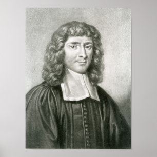 Pôster Retrato do Dr. Isaac Barrow