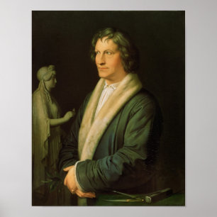 Pôster Retrato do escultor Bertel Thorvaldsen